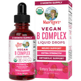 MaryRuth Organics Vitamin B Complex bottle label